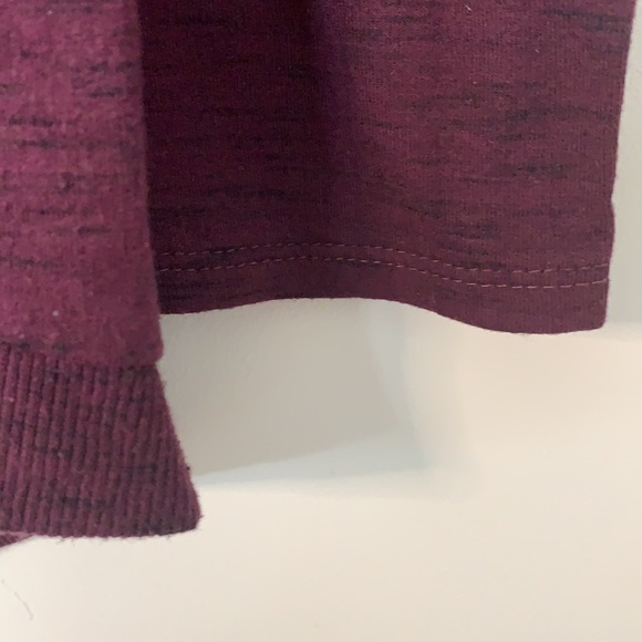 KISMET BURGUNDY LONG SLEEVE V NECK SWEATER SIZE XS - Picture 6 of 6